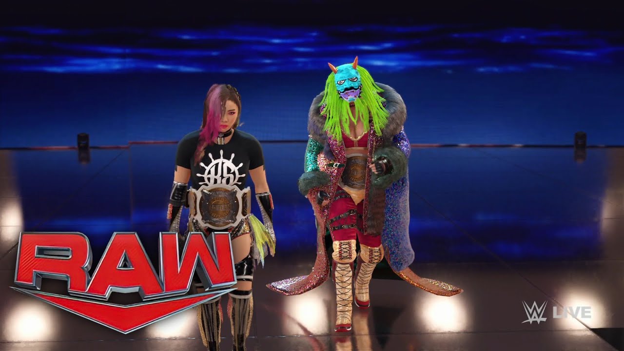 WWE 2K23 RAW - KAIRI SANE (W/ ASUKA) VS. DAKOTA KAI