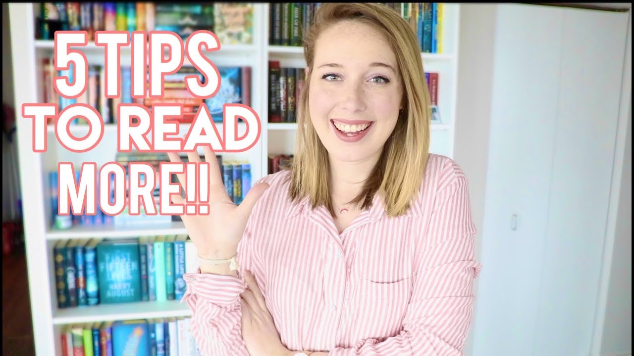 Top 5 Tips To Read More Books!!
