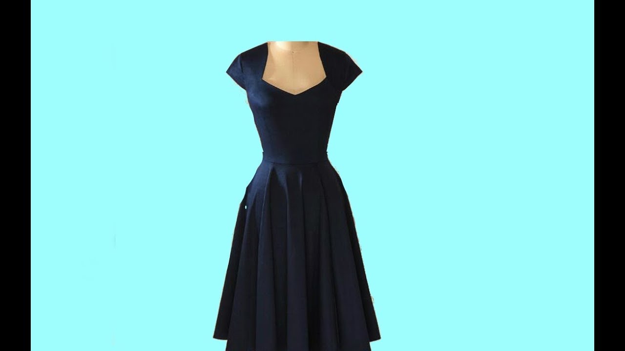 Aula #210: DIY - VESTIDO COM DECOTE DIFERENTE E MANGA COPINHO