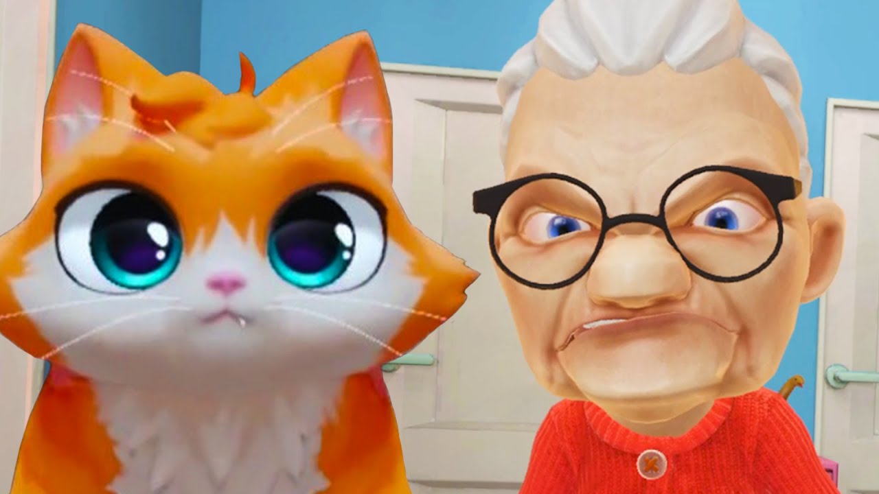 Кот и Бабка I Am Cat для Android #2 Котик готовит еду. Кид прошел игру до конца на пурумчата