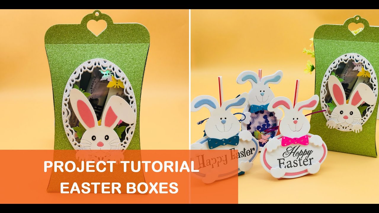 EASTER TREAT BOXES TUTORIAL #easterday #eastergift #easterbox #treatbox #alinacraft #alinacutle
