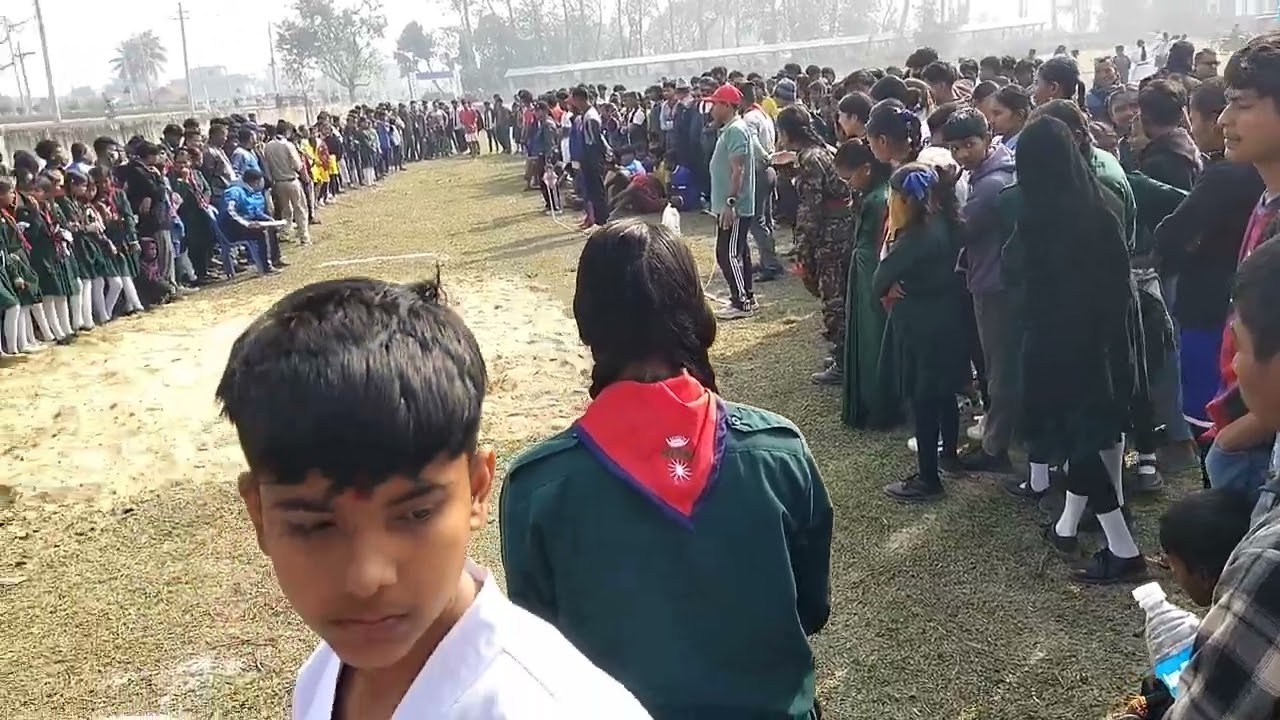 रंगेलीमा राष्ट्रियपति रनिङ शिल्ड प्रतियोगिता सुरु | जनता क्याम्पस खेल मैदान भरिभराउ