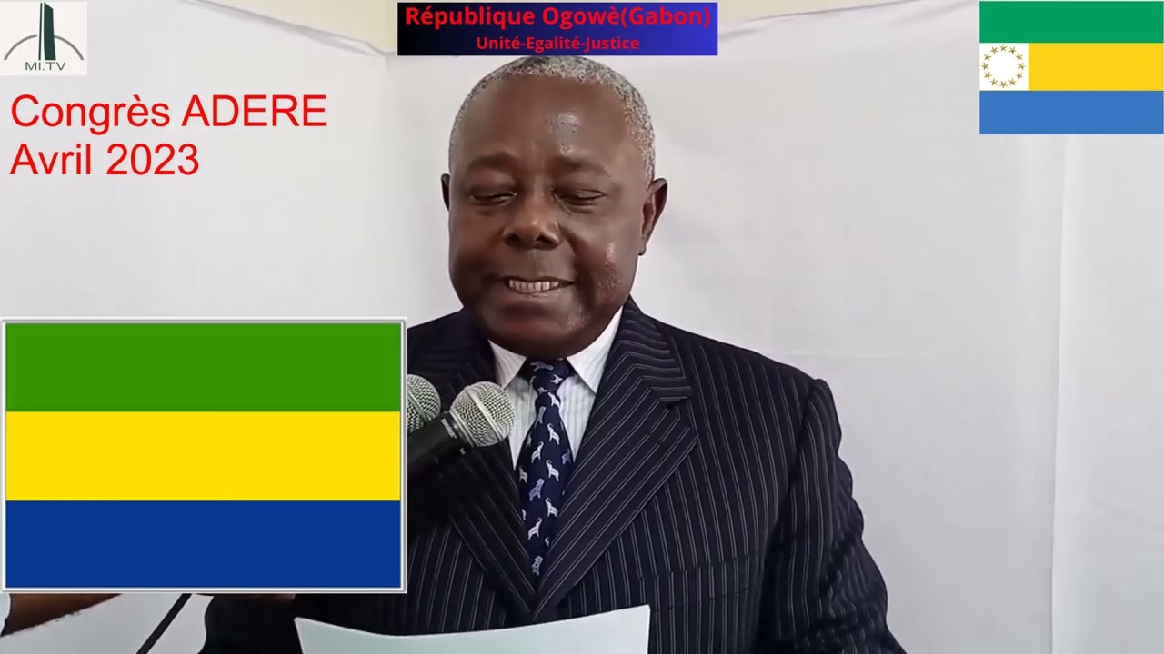Prise de Parole de Mr Didjob Divungui Di Ndinge Ancien vice Président de la république Gabonaise et