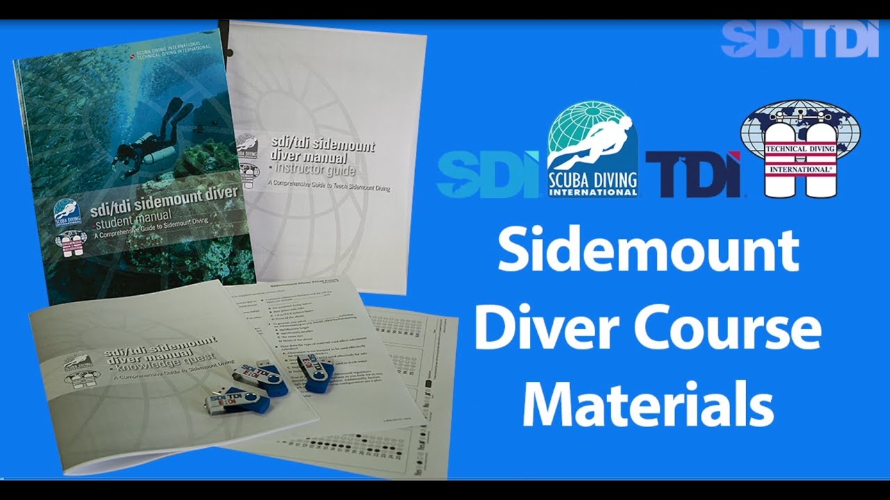 New Sidemount Diver eLearning Course and Materials