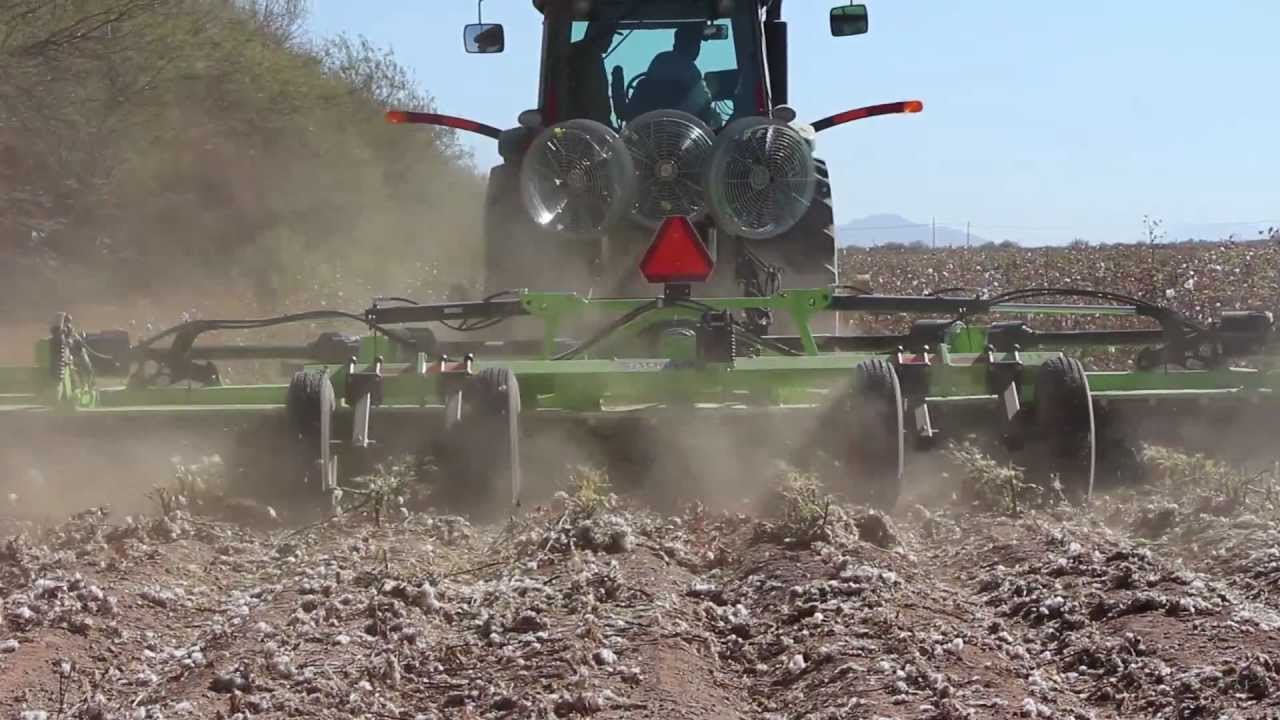 Schulte 5026 Rotary Cutter, shredding cotton residue Casa Grande Arizona