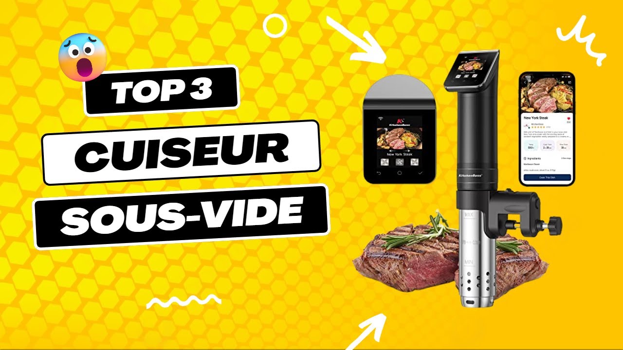 TOP 3 DES MEILLEURS THERMOPLONGEUR SOUS VIDE 2023 (Comparatif & Test)