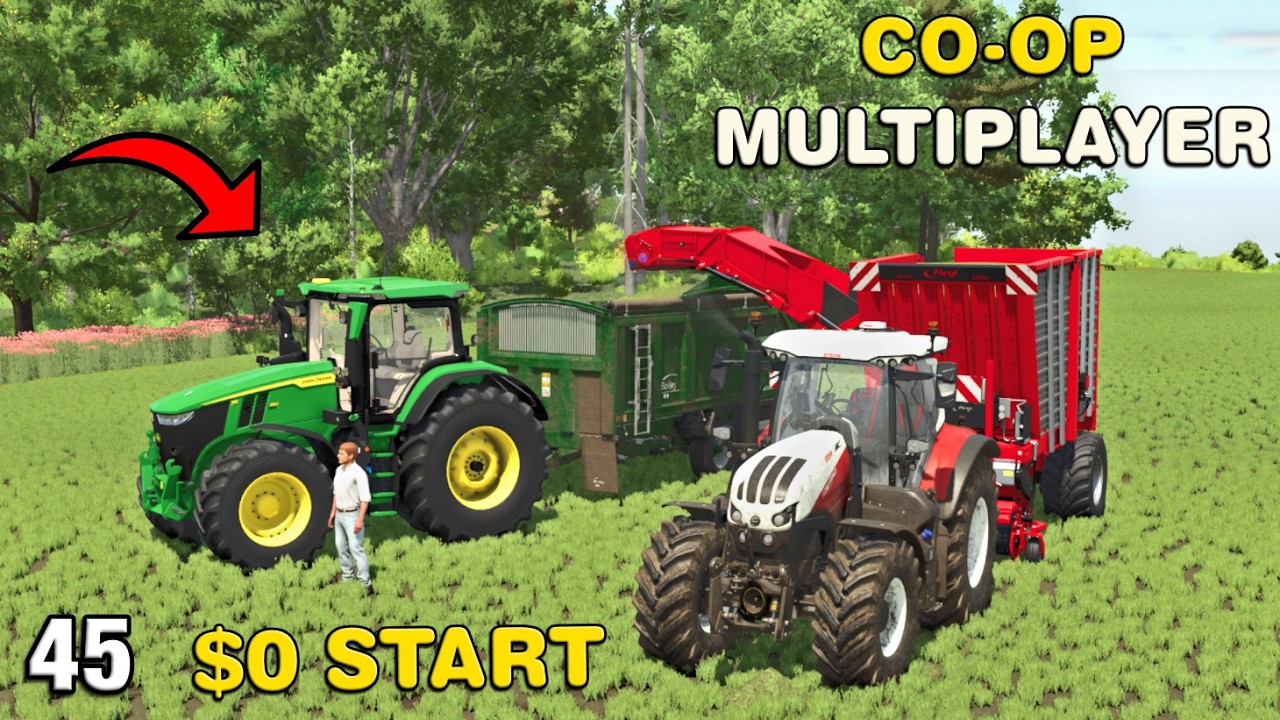 GETTING WATER BUFFALO AND NEW GRASS EQUIPMENT CO-OP Multiplayer Survival4X FS25 Ep45