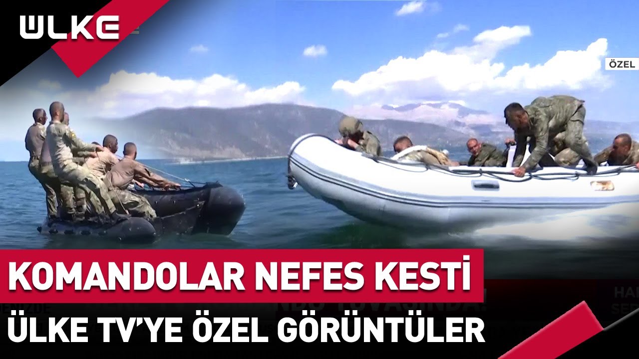 Türk Komandoları Nefesleri Kesti! ÜLKE TV Kameralarına Özel Görüntüler