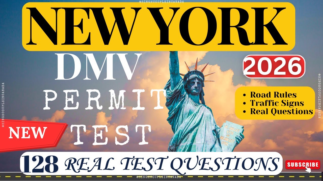 New York DMV Written Test 2026 | DMV Practice Test NY 2026 | NY Practice Permit Test  | NEW YORK