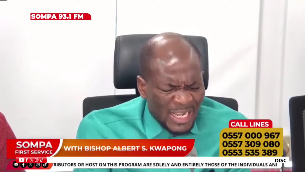 SOMPA FIRST SERVICE WITH BISHOP ALBERT SACKEY KWAPONG LIVE ON SOMPA 93.1 FM/TV  || 23-02-26