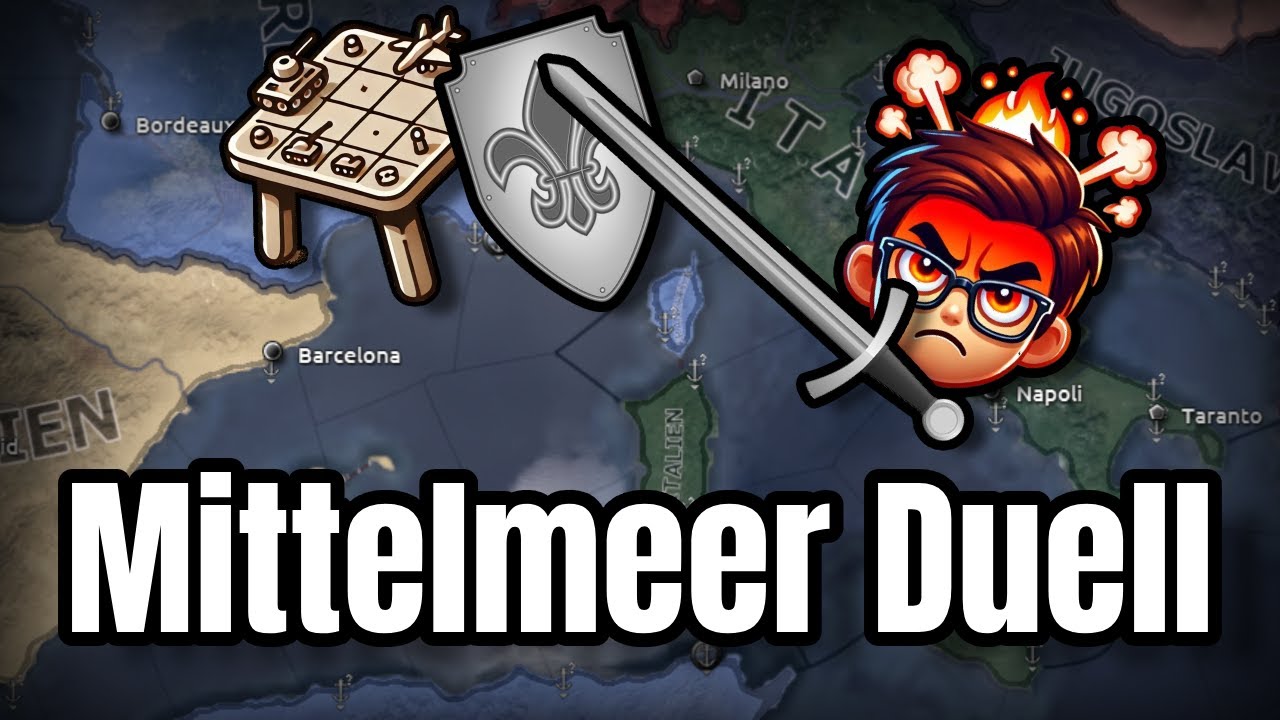 Das Rematch!! Wer DOMINIERT das Mittelmeer?!? | Hearts of Iron 4 Duell