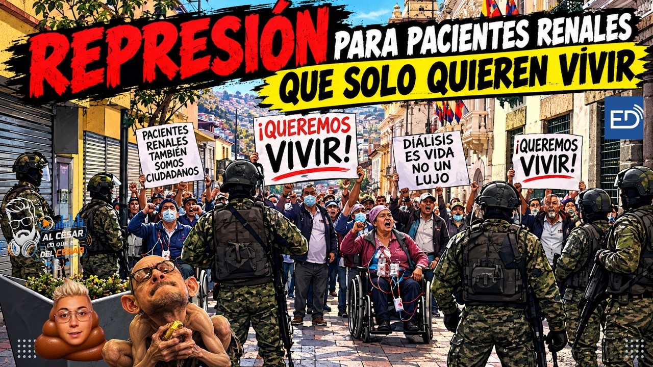 ⚠️AL CESAR LO QUE ES DEL CESAR🔴REPRESI&Oacute;N PARA PACIENTES RENALES SOLO PORQUE QUIEREN VIVIR 🔴