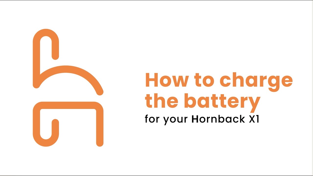 How to charge your Hornback X1