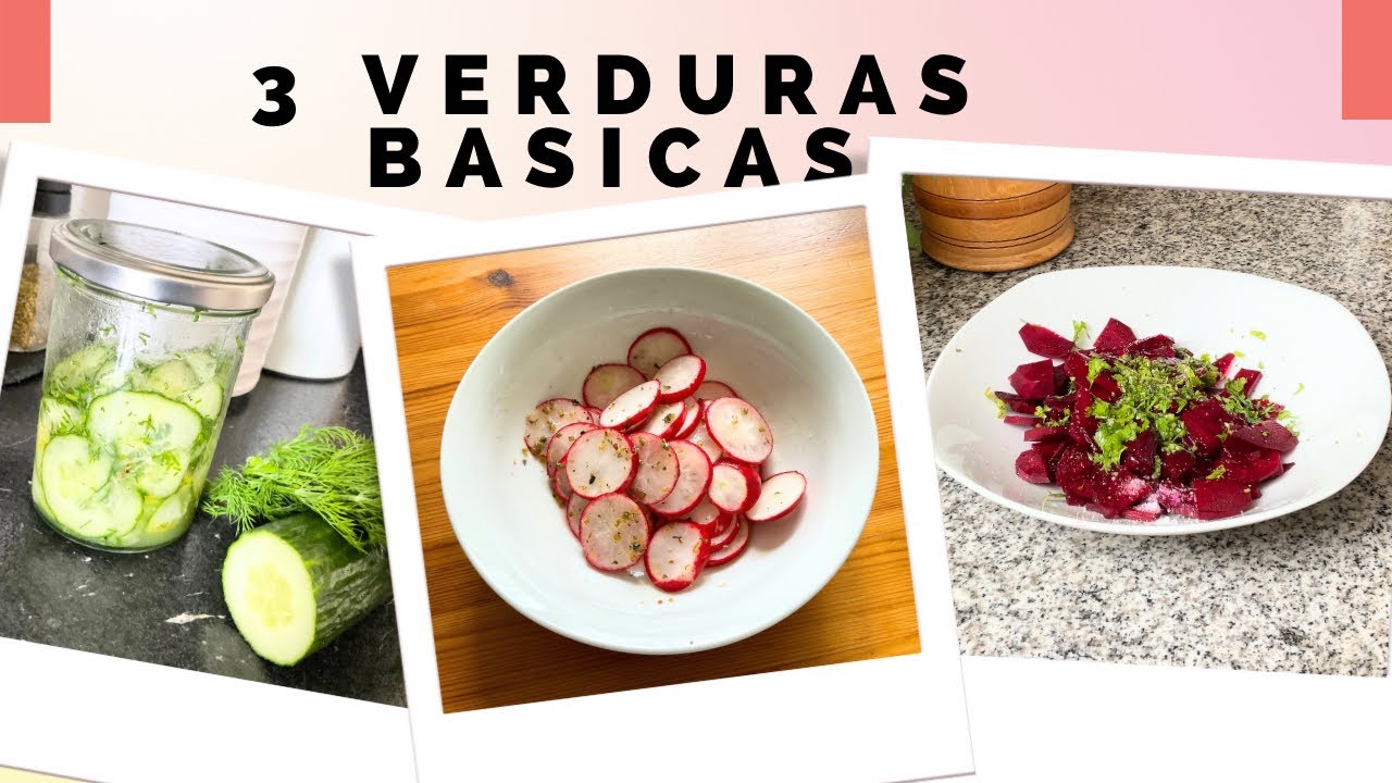 Como preparar Pepino, Rabanito y Betarraga😋Recetas f&aacute;ciles!