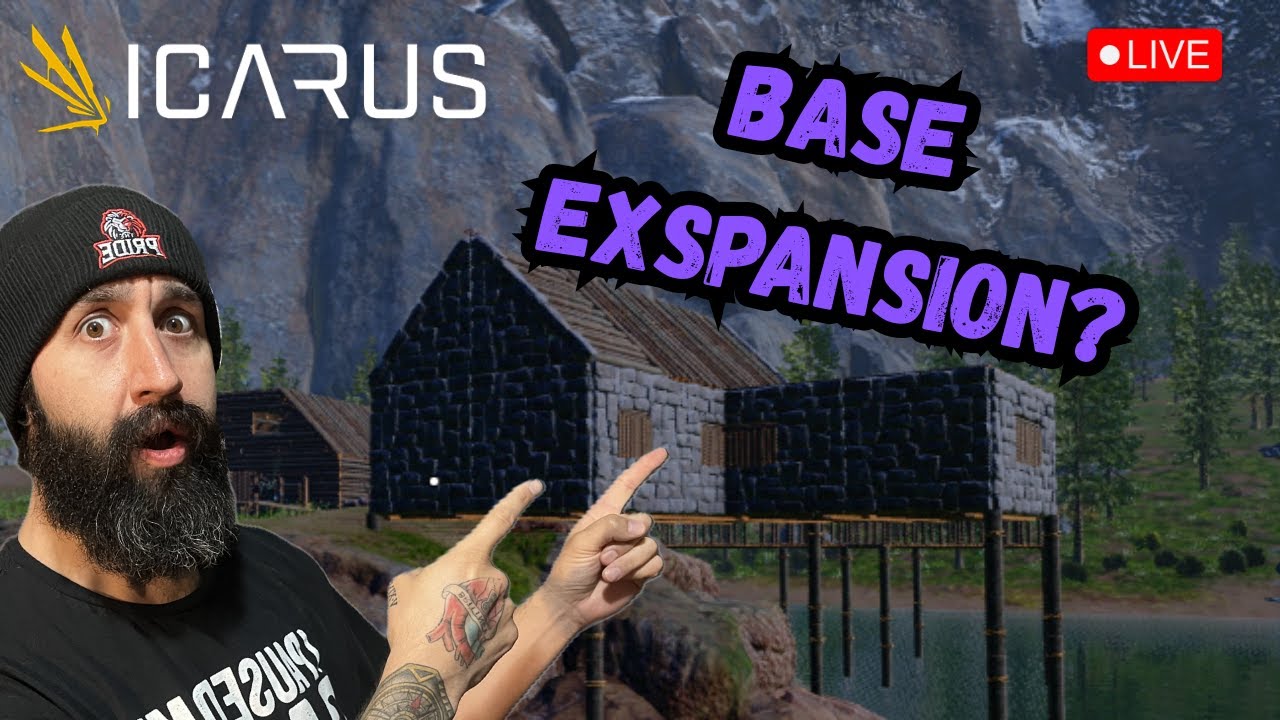 🔴Base Building, Crafting Unlocks & First Mission | Icarus Live Part 4
