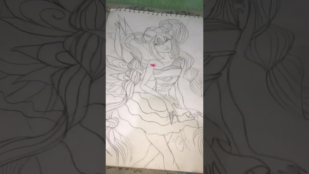 Winx club | Musa | sketch #sketching #art #trend #longhair
