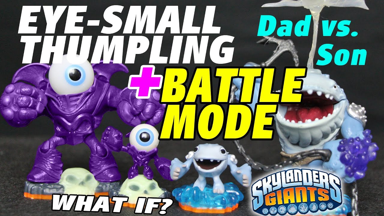 Thumpling & Eye-Small Sidekicks + Battle Mode Backwards (Skylanders Giants Unboxing & Surprise)