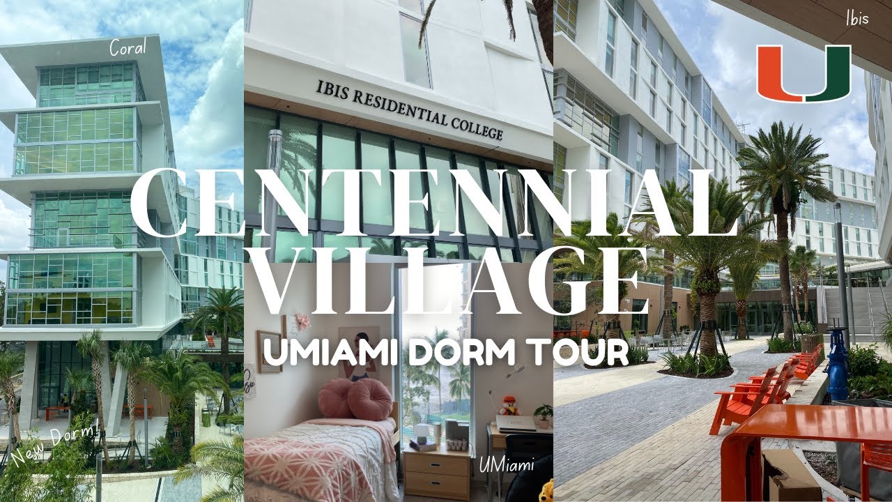 UNIVERSITY OF MIAMI DORM TOUR | New Freshman Housing | Centennial Village