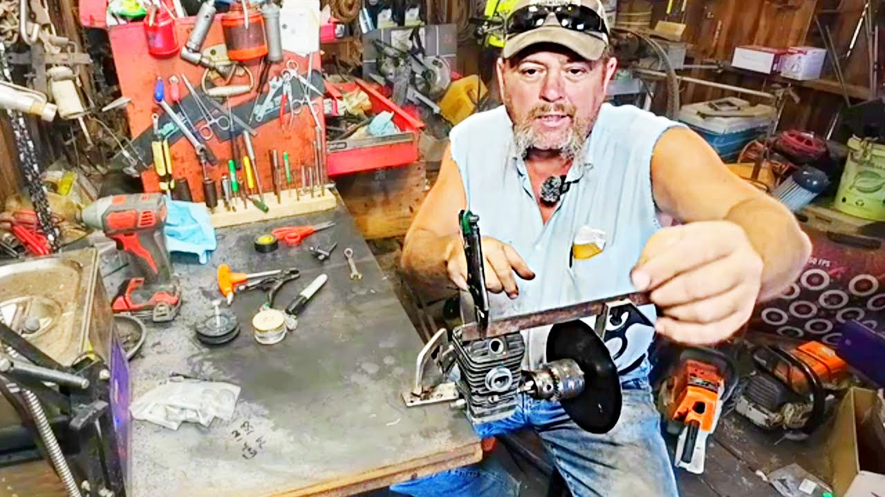 SIMPLE Port Work for HUGE EASY GAINS of a Stihl 025, MS250 Clamshell Chainsaw Using Common... (2/3)