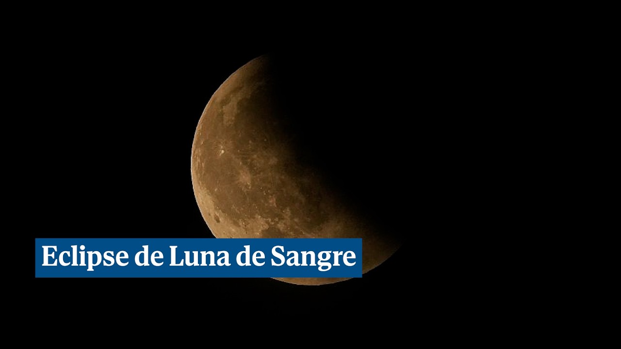 El espectacular eclipse de luna de sangre
