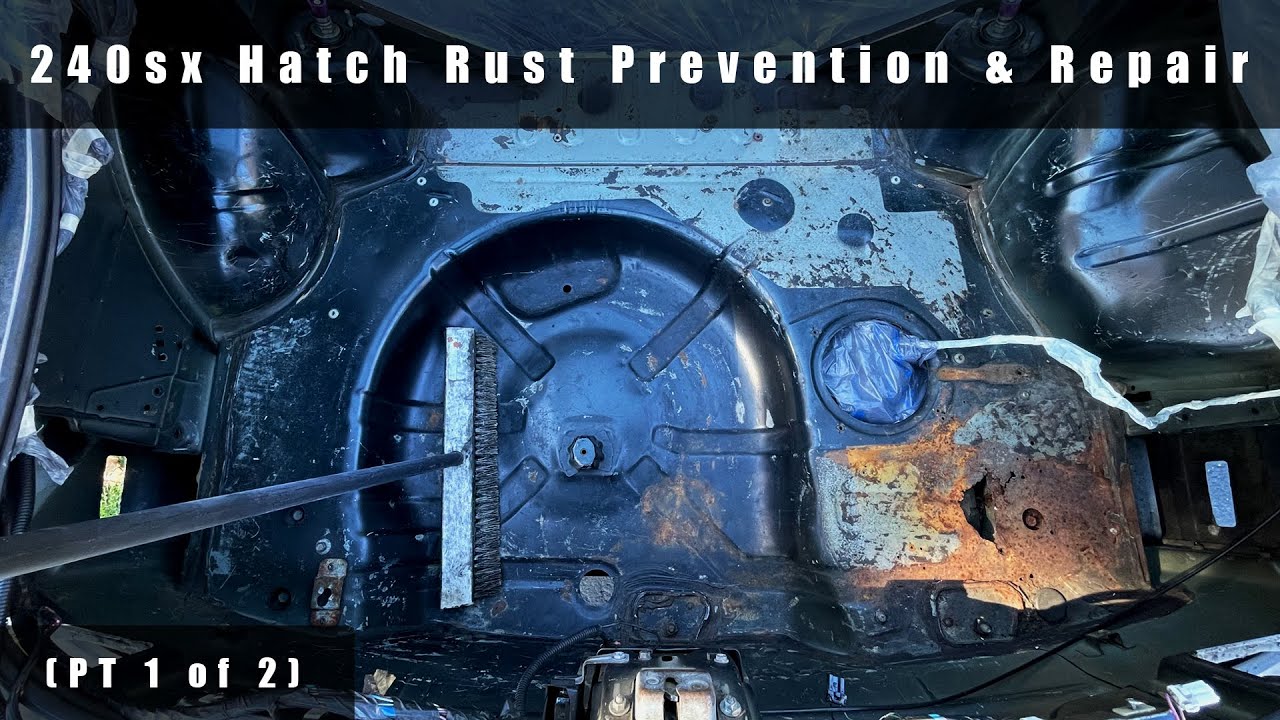 240sx S13 Hatch Rust Prevention & Repair (PT 1 of 2)