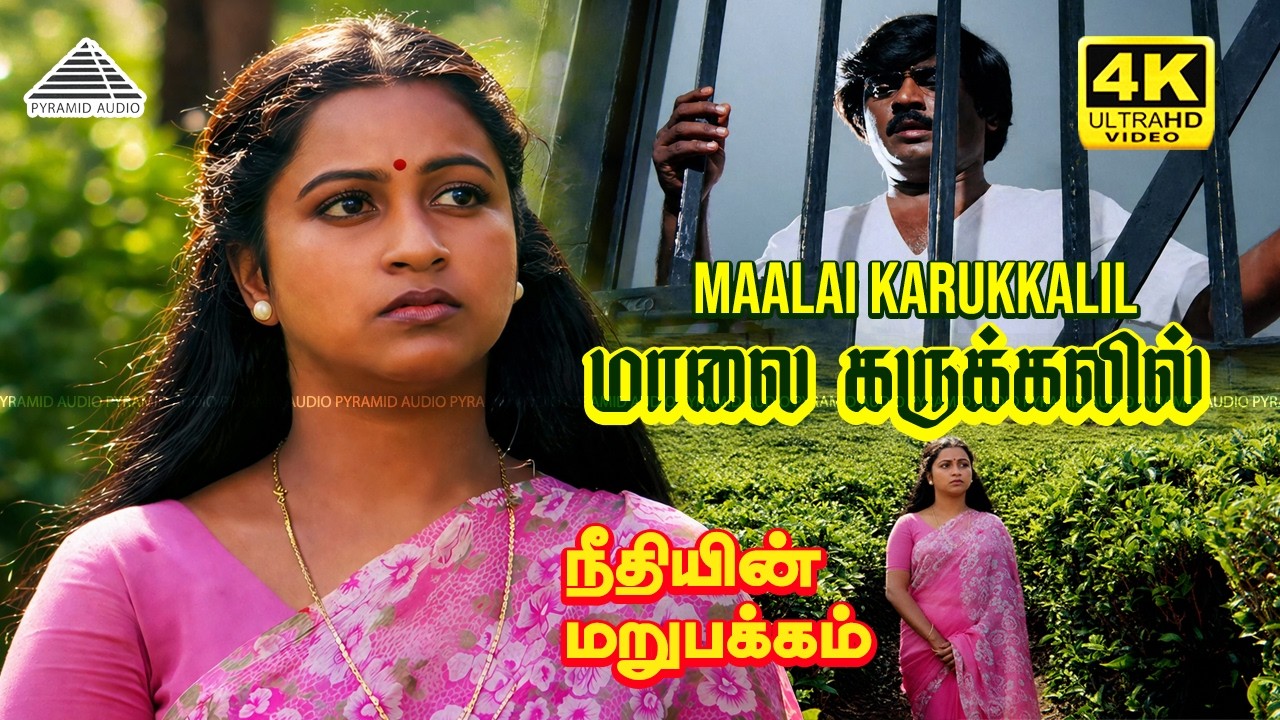 Maalai Karukkalil (Sad Version) 4K Video Song | Neethiyin Marupakkam | Vijayakanth | Radhika 