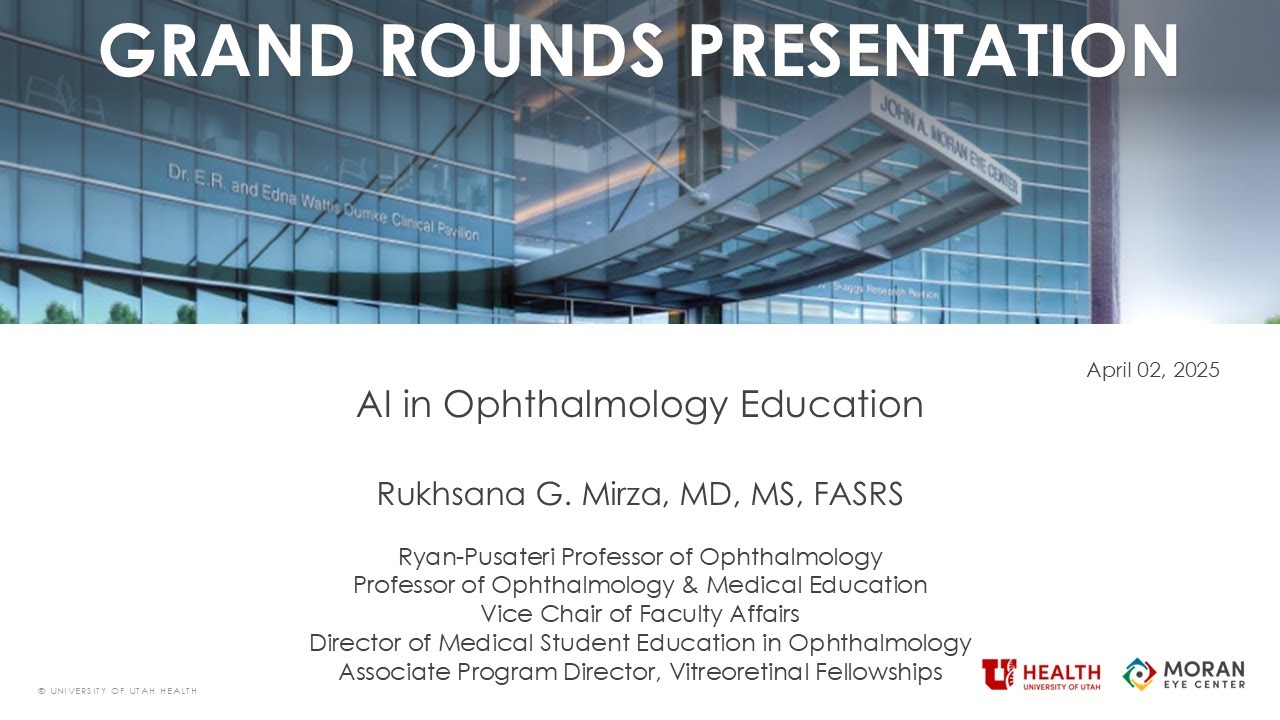 Artificial Intelligence in Ophthalmology Education: Growing While Guiding