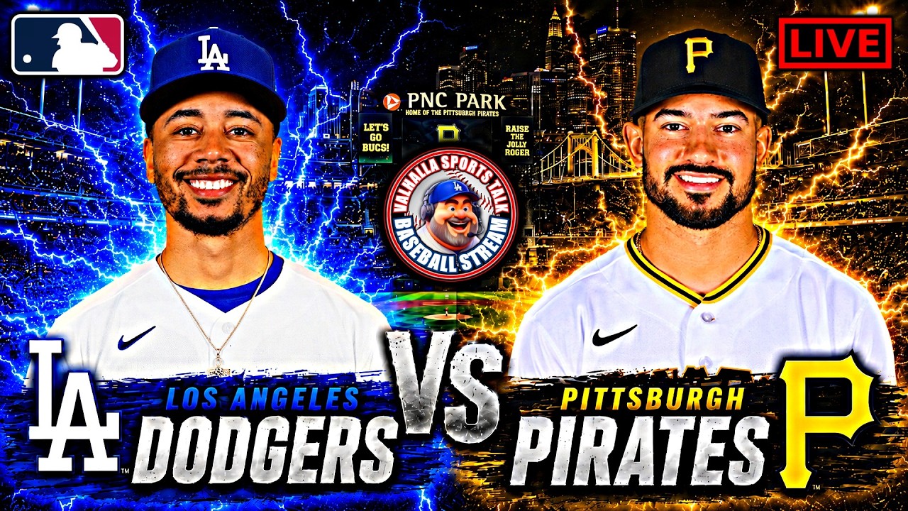 ⚾ Los Angeles Dodgers vs Pittsburgh Pirates LIVE Stream Watch Party | MLB Play-By-Play & Reactions