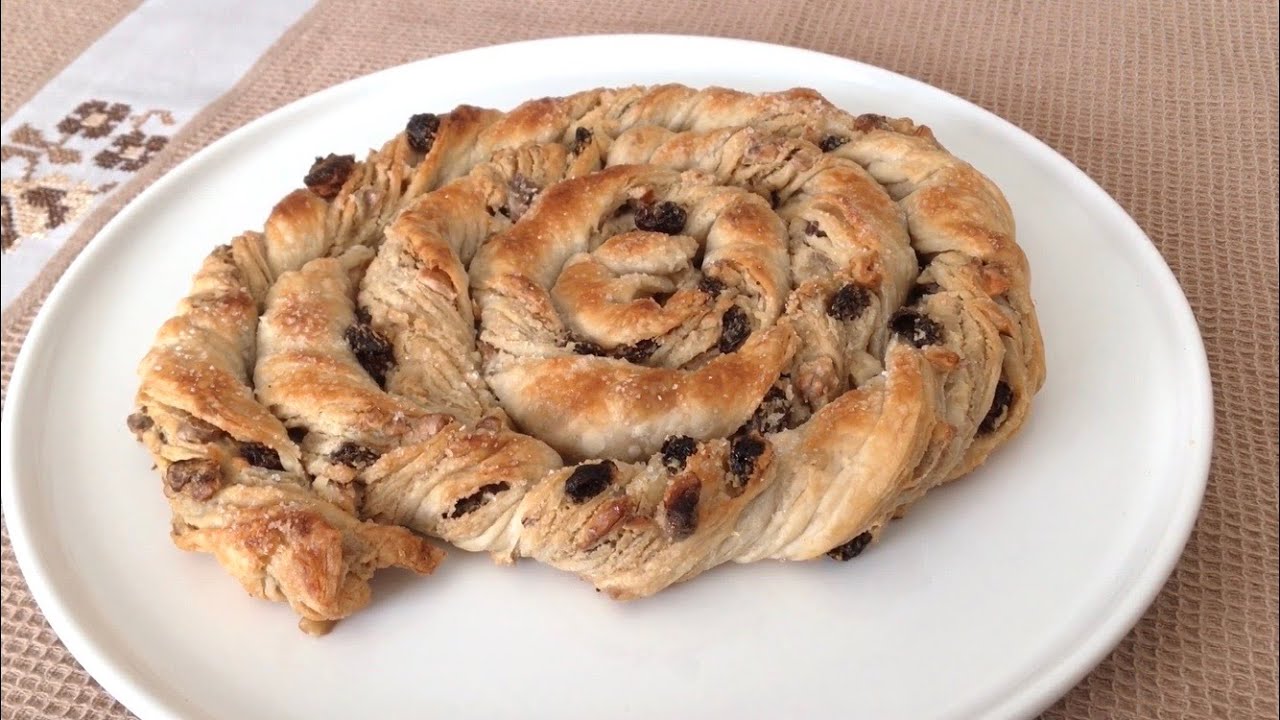 5 DAKİKADA FIRINA VER❗❗ MİLFÖY HAMURUYLA TAHİNLİ CEVİZLİ ÇÖREK TARİFİ