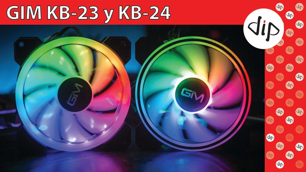 Reseña abanicos RGB GIM KB-23 y KB-24