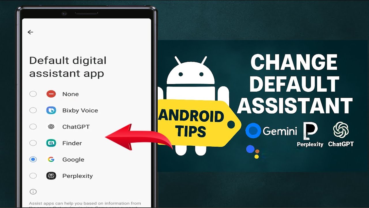 How to Change Default Assistant App on Android (Gemini, ChatGPT, Perplexity)
