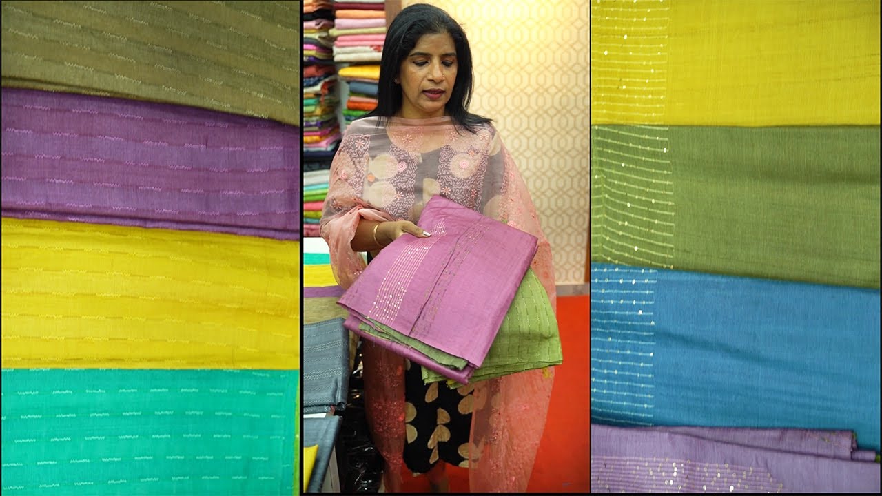 #1 Desi Tussar Silk Saree - Order on WhatsApp +919447972228 -  Marian Boutique