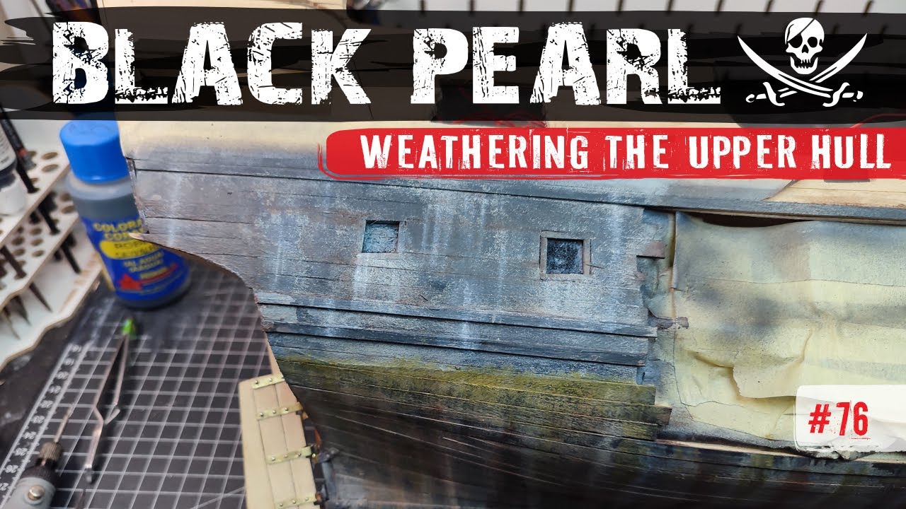 Building the Black Pearl model ship - part 76