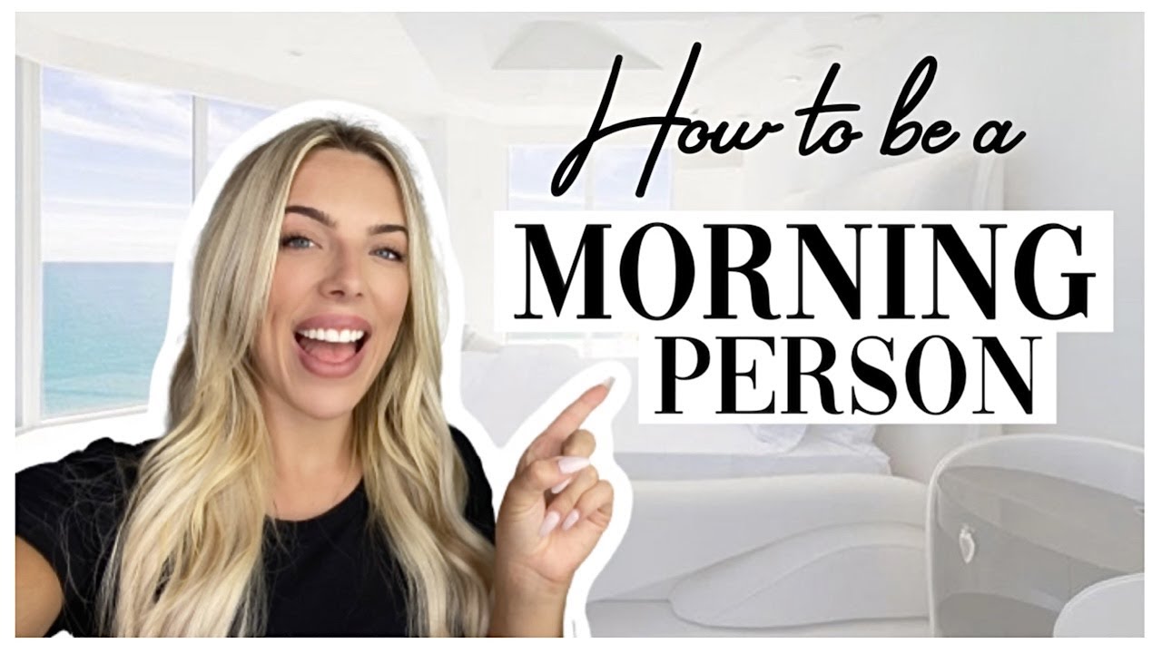 7 TIPS ON HOW TO BE A MORNING PERSON | Learn how to wake up earlier