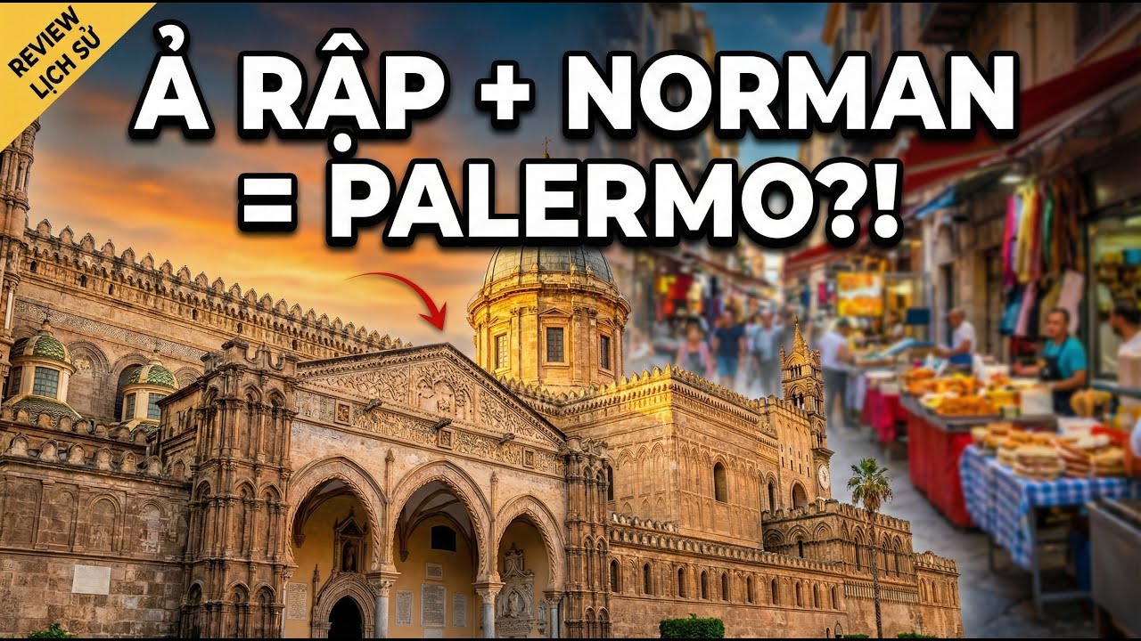 REVIEW LỊCH SỬ: PALERMO (SICILY) – 7 DẤU ẤN Ả RẬP–NORMAN “KHÓ TIN”!