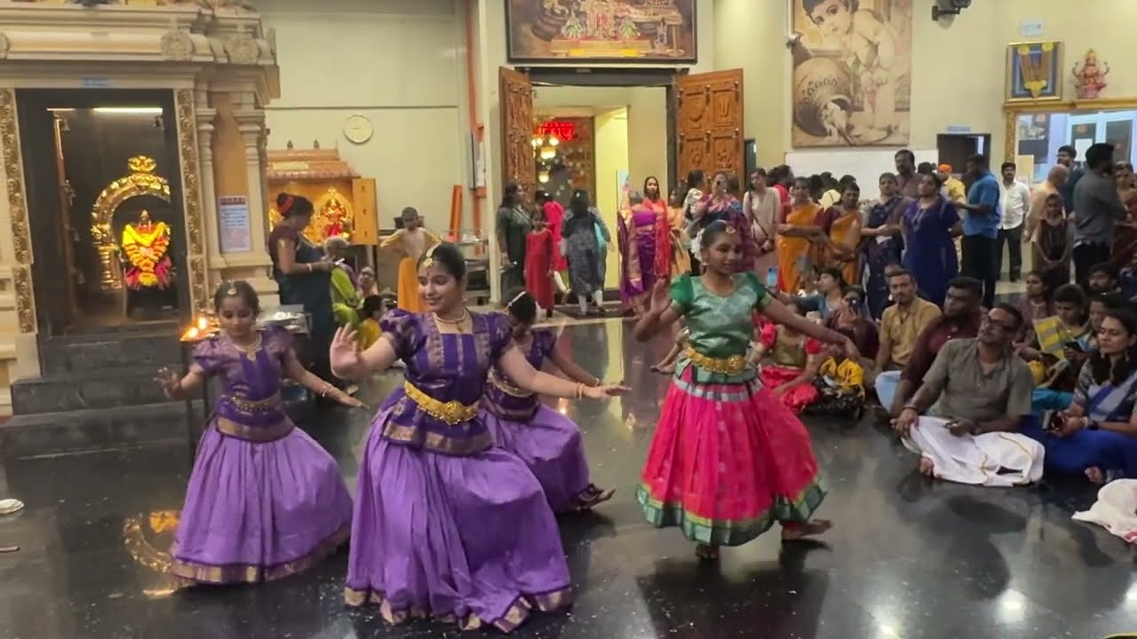 Ugadi celebrations at Krishna temple in Malaysia #kuchipudidance #ugadicelebrations #sriramanavami