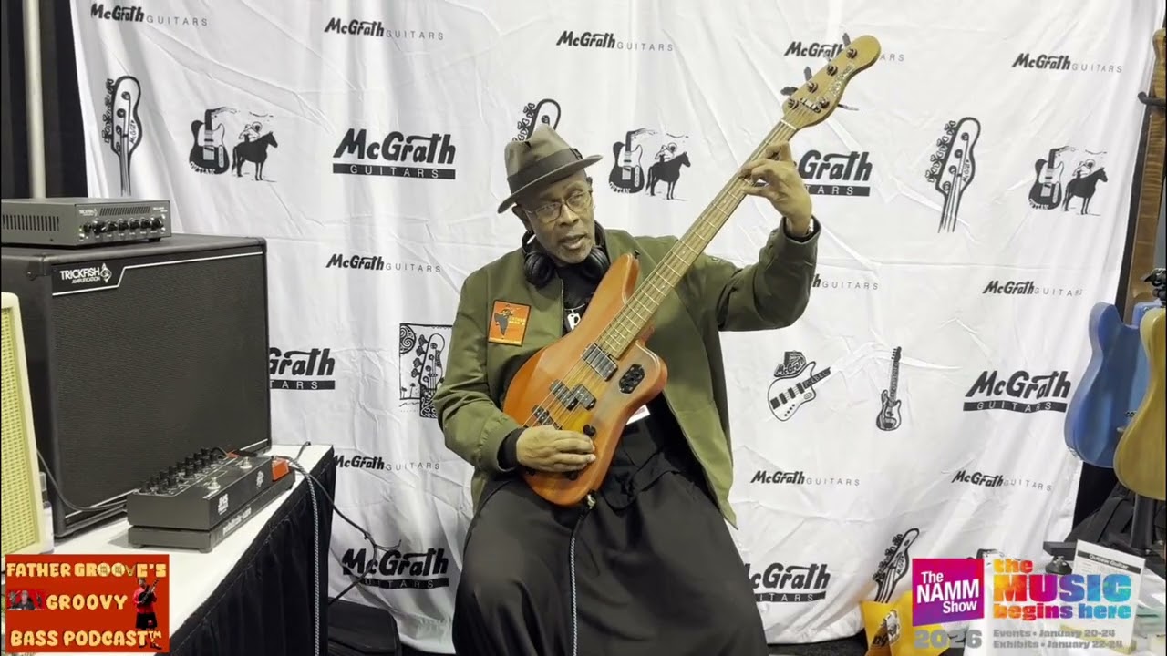 Father Groove™ visits The McGrath Guitar Booth at NAMM 2026 #shorts