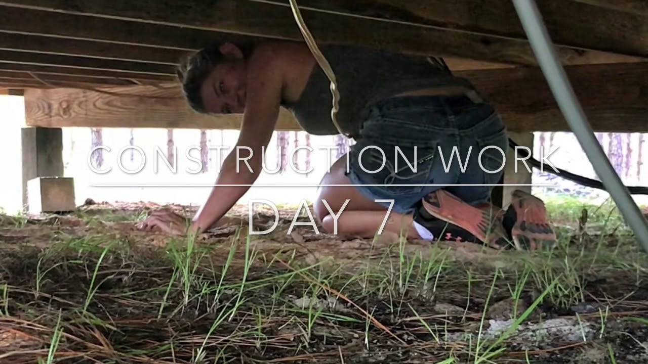 Construction Work - Day 7 Update - days before Hurricane Michael! Basic wiring/electricity