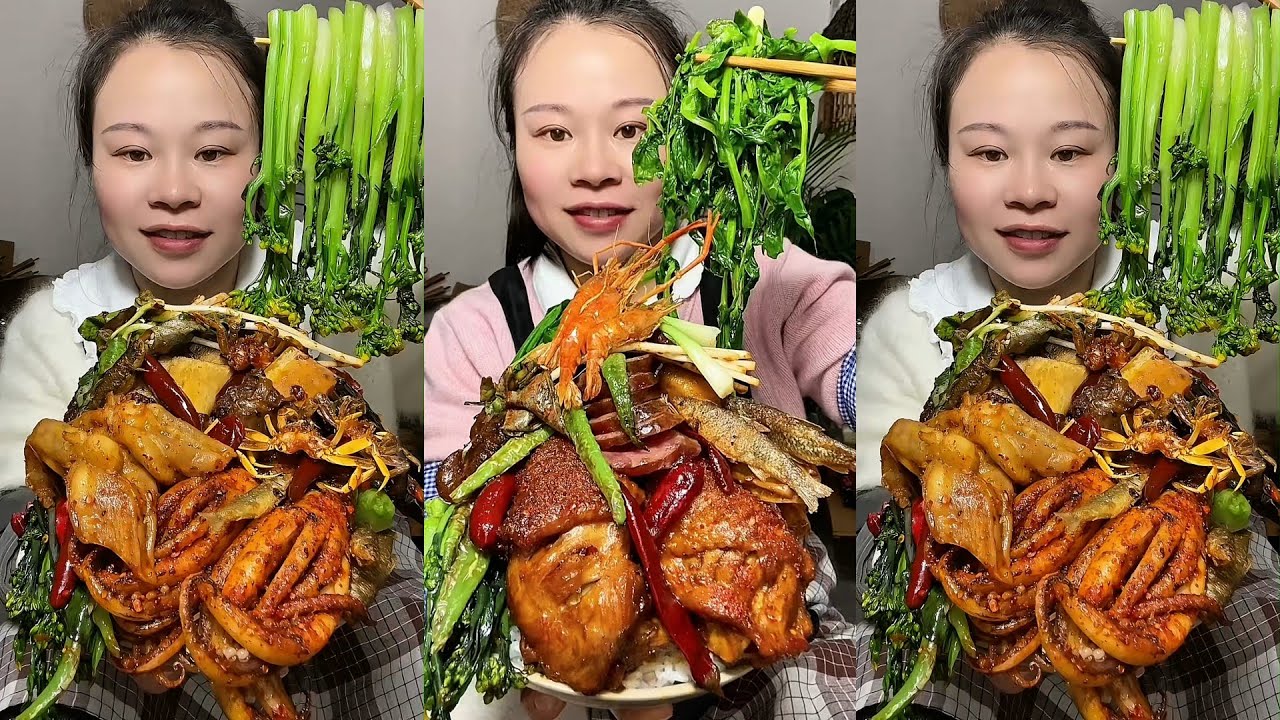 👩‍🍳🔥 Yummy Homemade Dishes – Hot and Ready! Enjoy Meat, Fish & Fresh Boiled Greens!🥩 🌶️