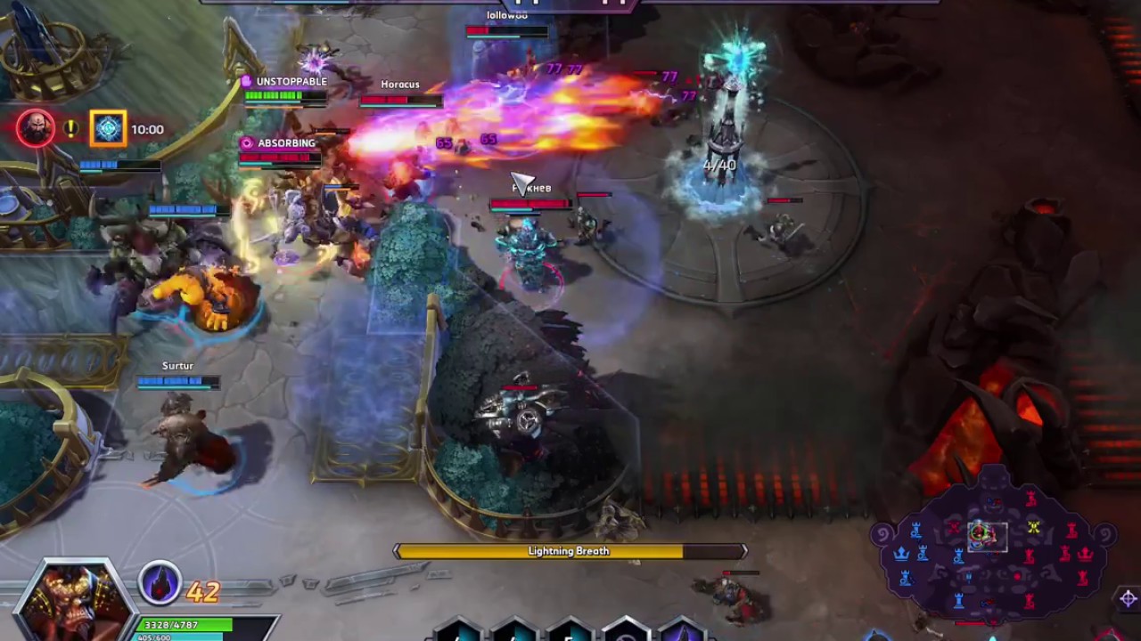 Heroes of the Storm Amazing Rhegar Heal