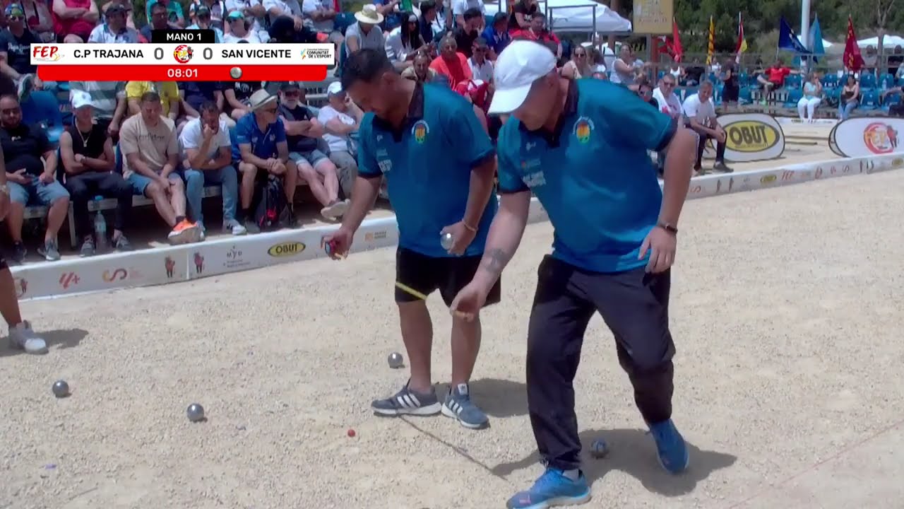 Trajana vs San Vicente - FINAL Campeonato de España Tripletas Masculino 1ª (Benidorm)