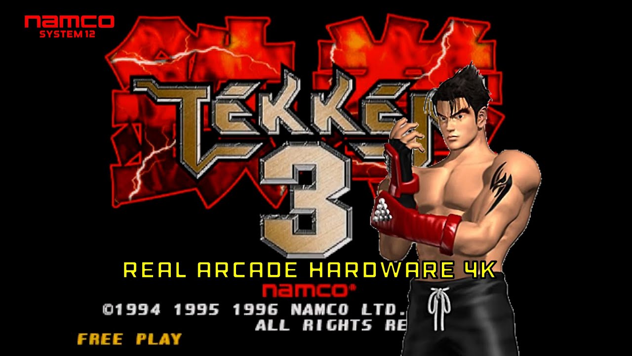 TEKKEN 3 Jin Kazama Namco System 12 real arcade gameplay 4K 60FPS