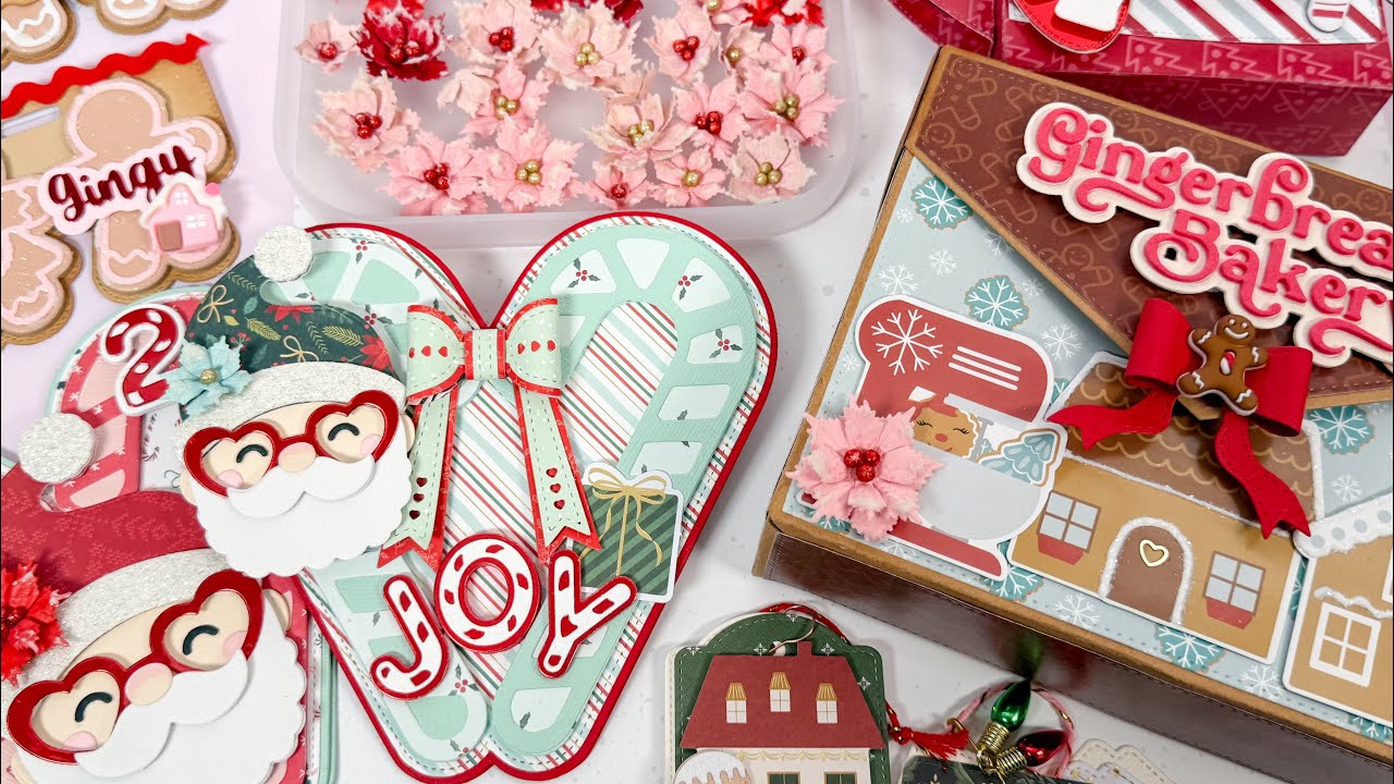 Holiday Craft Ideas! Featuring new Christmas dies and paper collections 