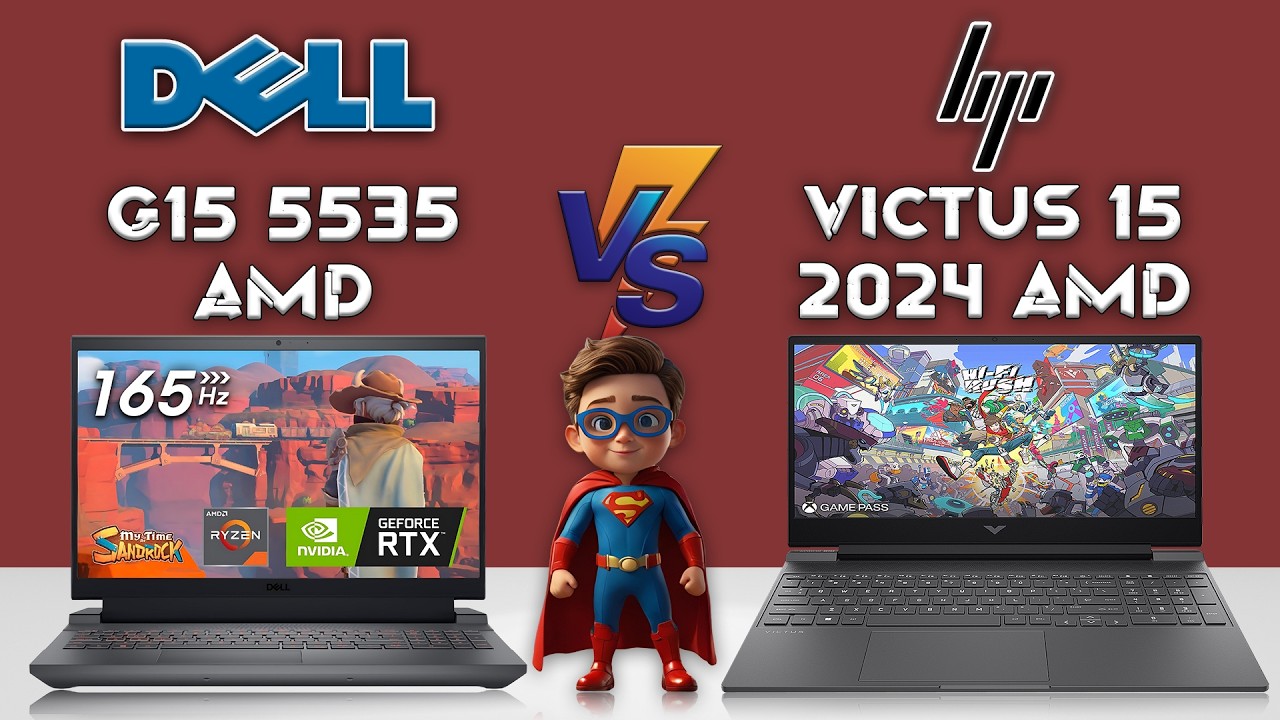 Dell G15 5535 AMD vs HP Victus 15 2024 AMD | Ryzen CPU | RTX 4050 4060 4070 | Best Specs Compare