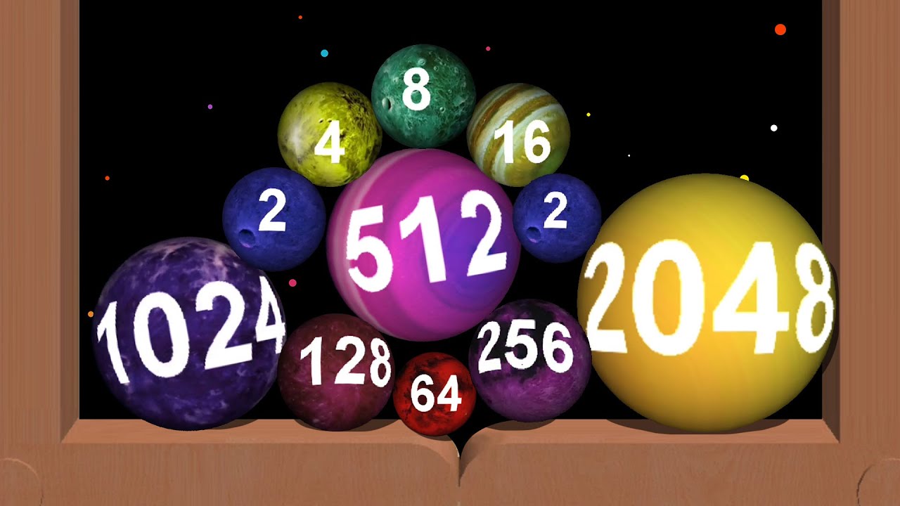 Space Pool 2048 - 2048 Balls 3D (Merge Planet)