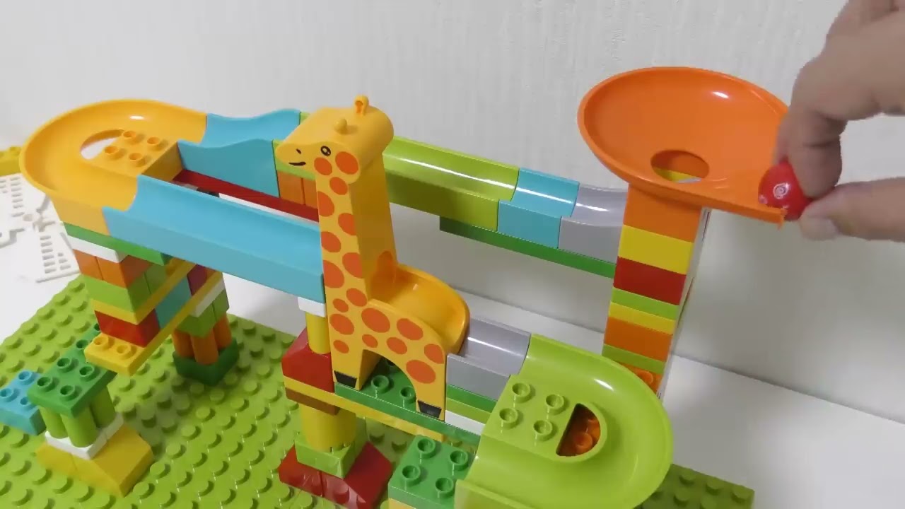 Marble Run ☆ 178 Piece Block Coaster Great Adventure Slowly Assemble