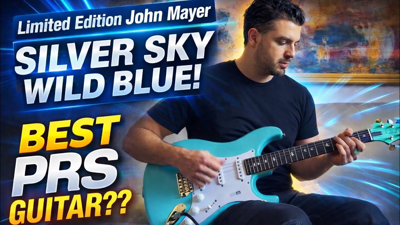 Limited Edition! PRS John Mayer Silver Sky Wild Blue