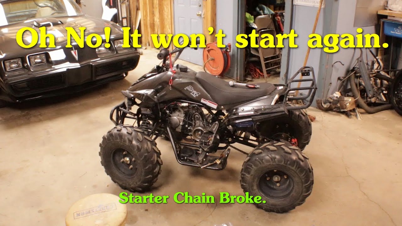 Chinese brand 50cc-125cc ATV, Dirt Bike Starter and Starter chain replacement. Pt.3 #China brand ATV