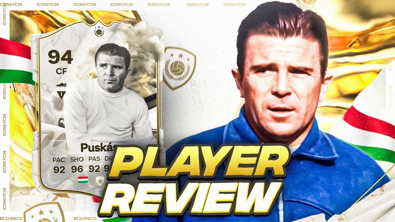 94 THUNDERSTRUCK ICON PUSKAS PLAYER REVIEW! FC 24 ULTIMATE TEAM