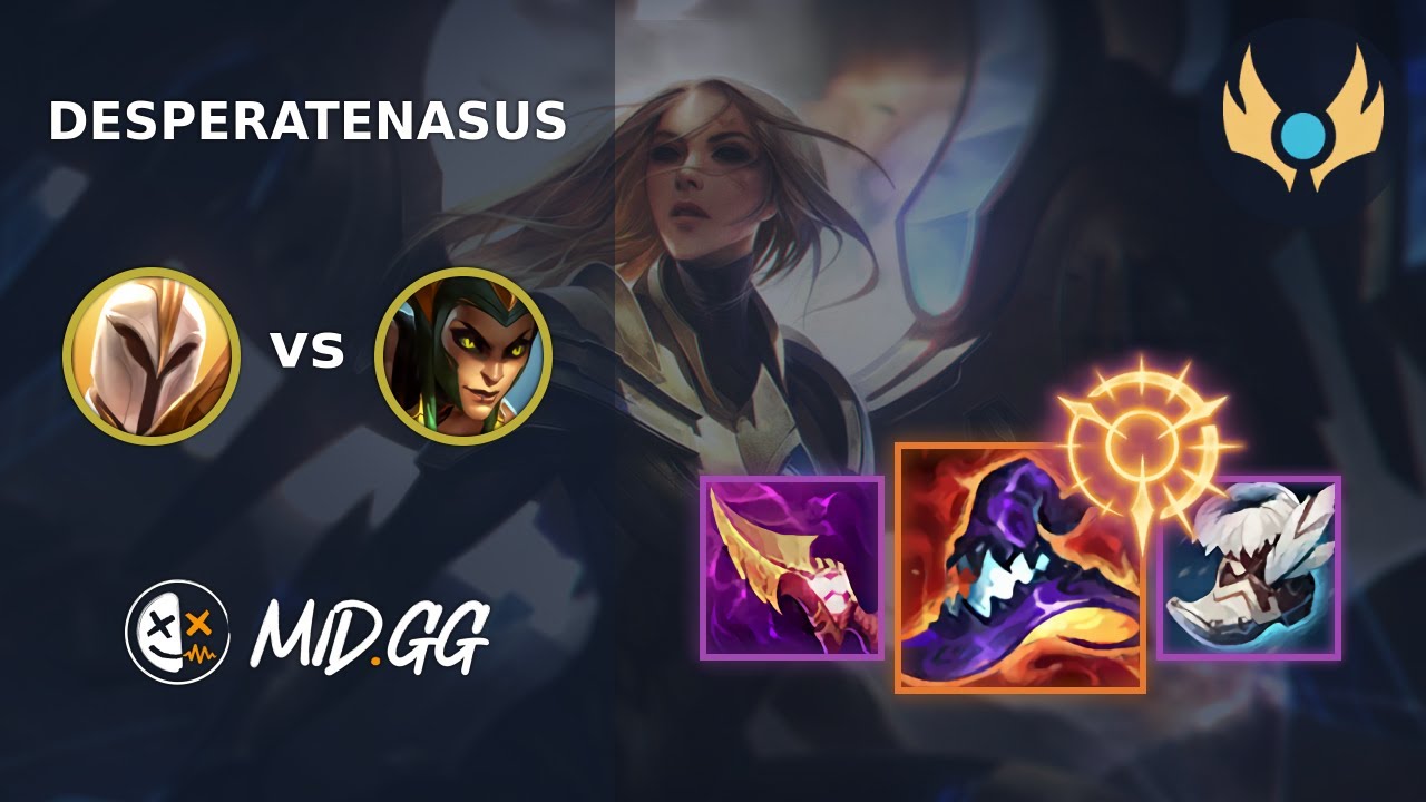 MID.GG: [ DesperateNasus ] Kayle MID vs Cassiopeia | EUW CHALLENGER | LOL Season 2025